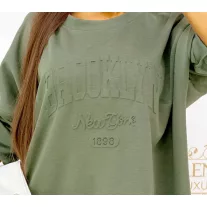 Domború Brooklyn mintás oversize női tunika - Keki