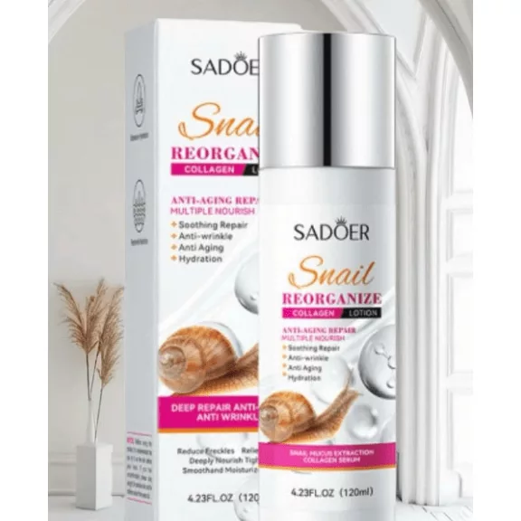 Sadoer Snail Reorganise kollagén tonik kollagénnel és csiganyálka kivonattal 120 ml Sadoer Snail Reorganise kollagén tonik kollagénnel és csiganyálka kivonattal 120 ml