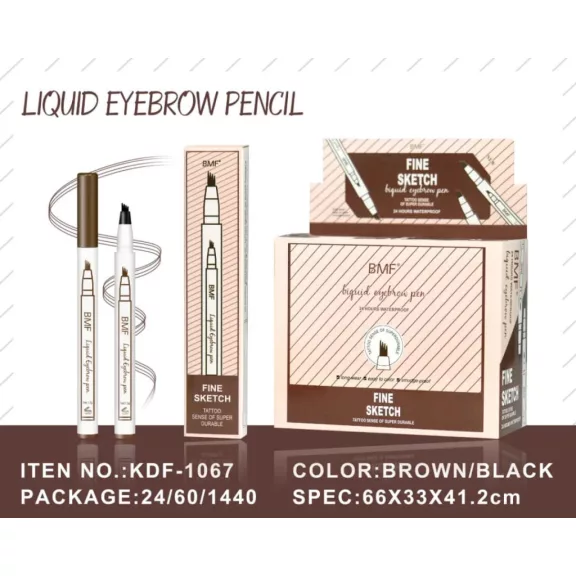 BMF- 4D Eyebrow Pencil - Sötétbarna BMF- 4D Eyebrow Pencil - Sötétbarna