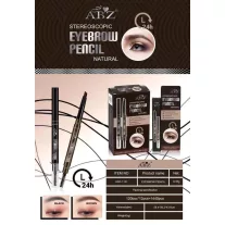 Stereoscopic Eyebrow Pencil natural - Fekete