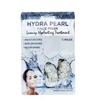   Hidratáló arcmaszk, szalvéta típusú, gyöngykivonattal, Wokali, Hydra Pearl, 30 ml