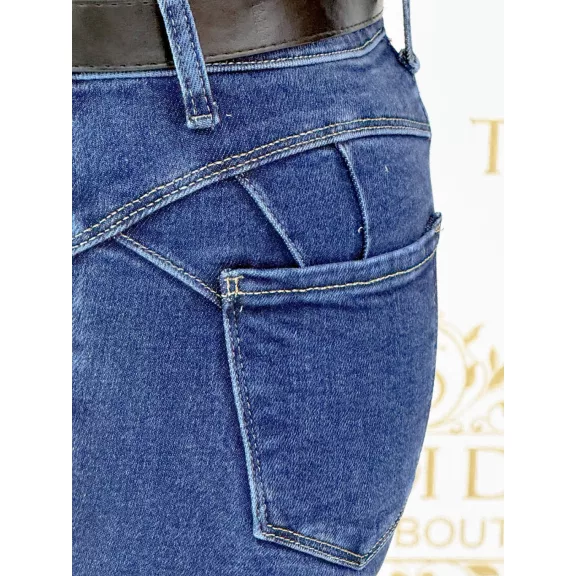 Magas derekú push-up női farmernadrág – Alakformáló skinny nadrág "RE3336A" - XL Magas derekú push-up női farmernadrág – Alakformáló skinny nadrág "RE3336A" - XL