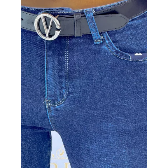 Magas derekú push-up női farmernadrág – Alakformáló skinny nadrág "RE3336A" - XL Magas derekú push-up női farmernadrág – Alakformáló skinny nadrág "RE3336A" - XL