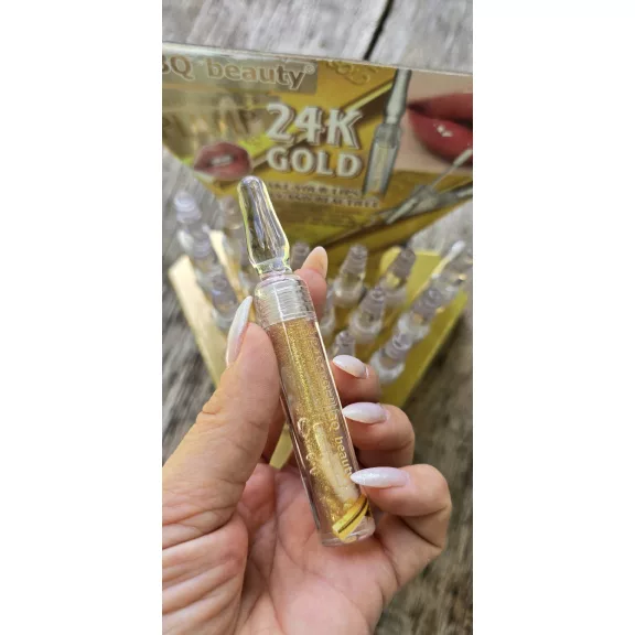 Lip enlargement ampoule with 24k gold particles, 5 ml