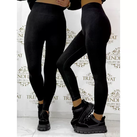 Ráncolt fenekű push-up női leggings – Magas derekú cicanadrág - Fekete Ráncolt fenekű push-up női leggings – Magas derekú cicanadrág - Fekete