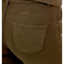   Középmagas derekú skinny farmernadrág "SZ3621-60" - Csoki barna - S