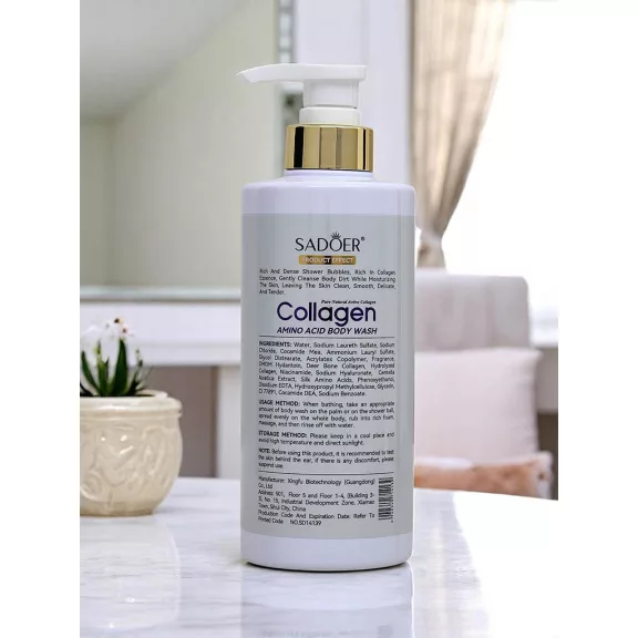 Sadoer tusfürdő kollagénnel, 500ml Sadoer tusfürdő kollagénnel, 500ml
