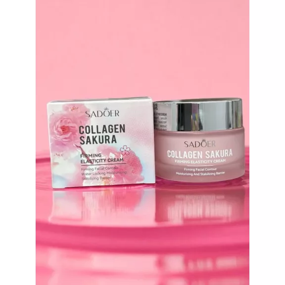 Sadoer Collagen Sakura intenzív hidratáló és tápláló arckrém, 50 g Sadoer Collagen Sakura intenzív hidratáló és tápláló arckrém, 50 g