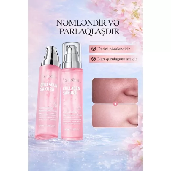 Sadoer Collagen Sakura Tonik, 100 ml Sadoer Collagen Sakura Tonik, 100 ml