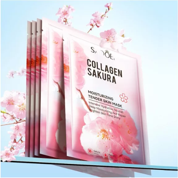 Sadoer Collagen Sakura Moisturizing Tender Skin Mask 25G Sadoer Collagen Sakura Moisturizing Tender Skin Mask 25G