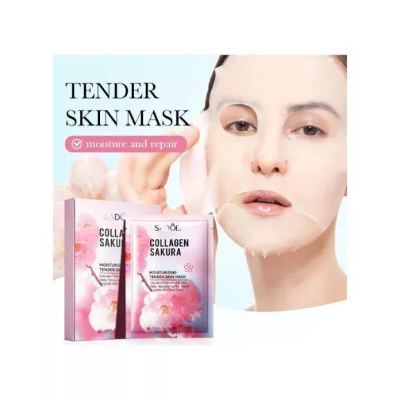 Sadoer Collagen Sakura Moisturizing Tender Skin Mask 25G Sadoer Collagen Sakura Moisturizing Tender Skin Mask 25G