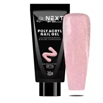 Next By Zellia Poly Gél / Acrylgel Zp-14 - Golden Glitter