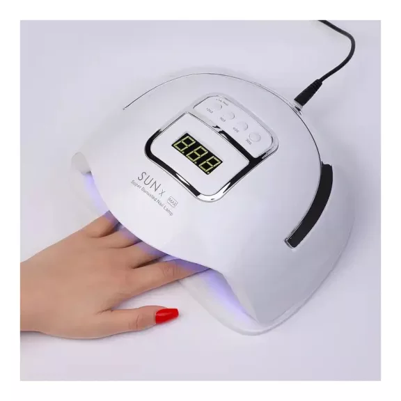 Nagy teljesítményű, 228W Max UV LED-es körömlámpa - Sun X Max - 48 LED - Fehér