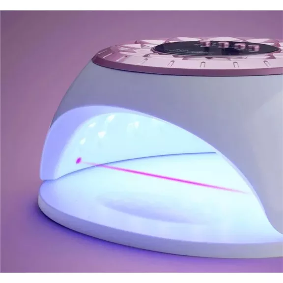 Nagy Teljesítményű, 268 W-Os Gél Uv Led-Es Körömlámpa - 57 Led-Del - Sun S9 - Pink