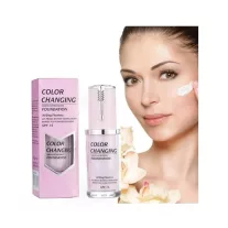   Alkalmazható alapozó, vízálló, TLM, színváltó, SPF15, rózsaszín, 40 ml