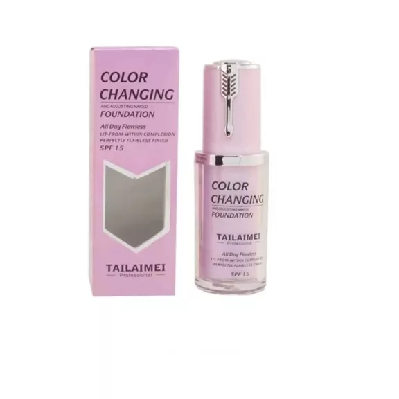 Alkalmazható alapozó, vízálló, TLM, színváltó, SPF15, rózsaszín, 40 ml Alkalmazható alapozó, vízálló, TLM, színváltó, SPF15, rózsaszín, 40 ml
