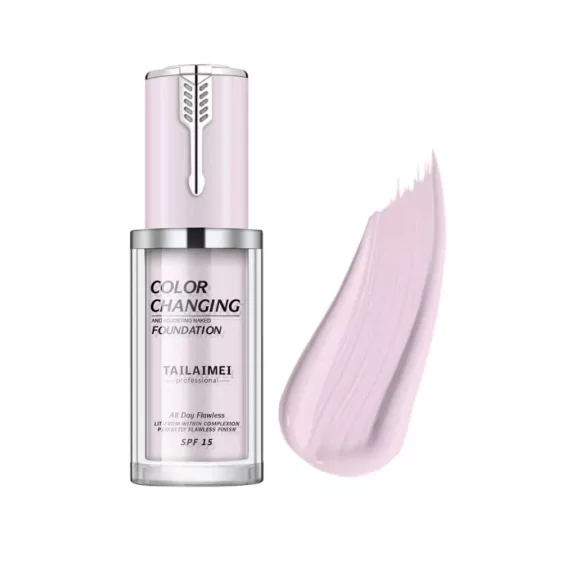 Alkalmazható alapozó, vízálló, TLM, színváltó, SPF15, rózsaszín, 40 ml Alkalmazható alapozó, vízálló, TLM, színváltó, SPF15, rózsaszín, 40 ml