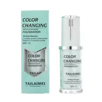   Alapozó, minden bőrtípusra, TLM, színváltó, zöld, 40 ml