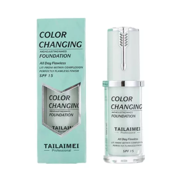 Alapozó, minden bőrtípusra, TLM, színváltó, zöld, 40 ml Alapozó, minden bőrtípusra, TLM, színváltó, zöld, 40 ml