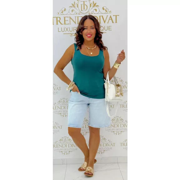 Comfortable Basic Top - Baby Blue