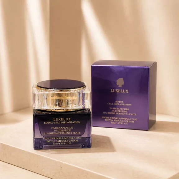LUXELUX Éjszakai ránctalanító botox ampulla krém 50 ml LUXELUX Éjszakai ránctalanító botox ampulla krém 50 ml