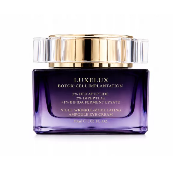 LUXELUX Éjszakai ránctalanító botox ampulla szemkörnyékápoló krém 30 ml LUXELUX Éjszakai ránctalanító botox ampulla szemkörnyékápoló krém 30 ml