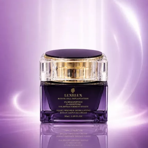 Luxelux Botox Cell Implantation 3 darabos éjszakai bőrmegújító szett