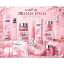   Sadoer Collagen Sakura 7 darabos bőrfeszesítő és hidratáló szett