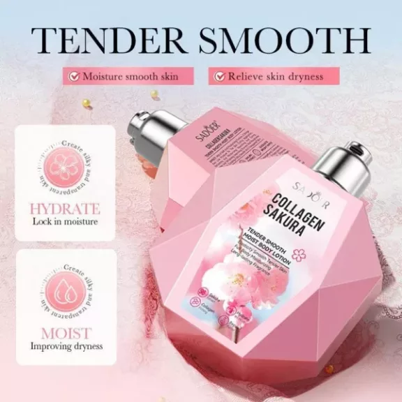 Sadoer Collagen Sakura 7 darabos bőrfeszesítő és hidratáló szett Sadoer Collagen Sakura 7 darabos bőrfeszesítő és hidratáló szett