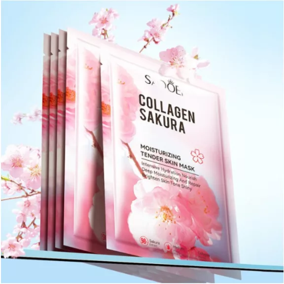 Sadoer Collagen Sakura 7 darabos bőrfeszesítő és hidratáló szett Sadoer Collagen Sakura 7 darabos bőrfeszesítő és hidratáló szett