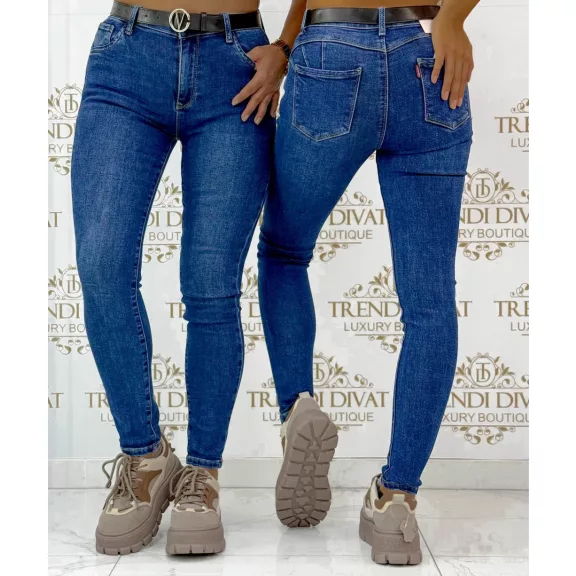 Magas derekú push-up női farmernadrág – Alakformáló skinny nadrág "RE3336A" - M Magas derekú push-up női farmernadrág – Alakformáló skinny nadrág "RE3336A" - M