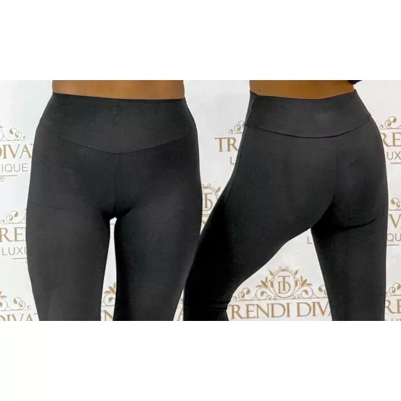 "Lapia" szuper rugalmas puha sztreccs nadrág – Magasított derekú leggings "M40549" - Fekete - S "Lapia" szuper rugalmas puha sztreccs nadrág – Magasított derekú leggings "M40549" - Fekete - S