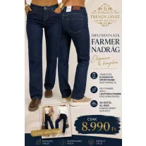   Classic straight leg jeans for women - Dark blue "DA1983" - L