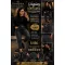 Plus Size Distressed Black High Waist Women's Jeans With Studded Belt "M1382-B" - 4XL