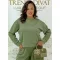 Extra-loose, fluffy knit sweater - Khaki