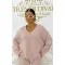 Extra-loose, fluffy knit sweater - Dusty Rose