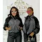 Stand-up collar, short style, quilted, zippered vest - Black